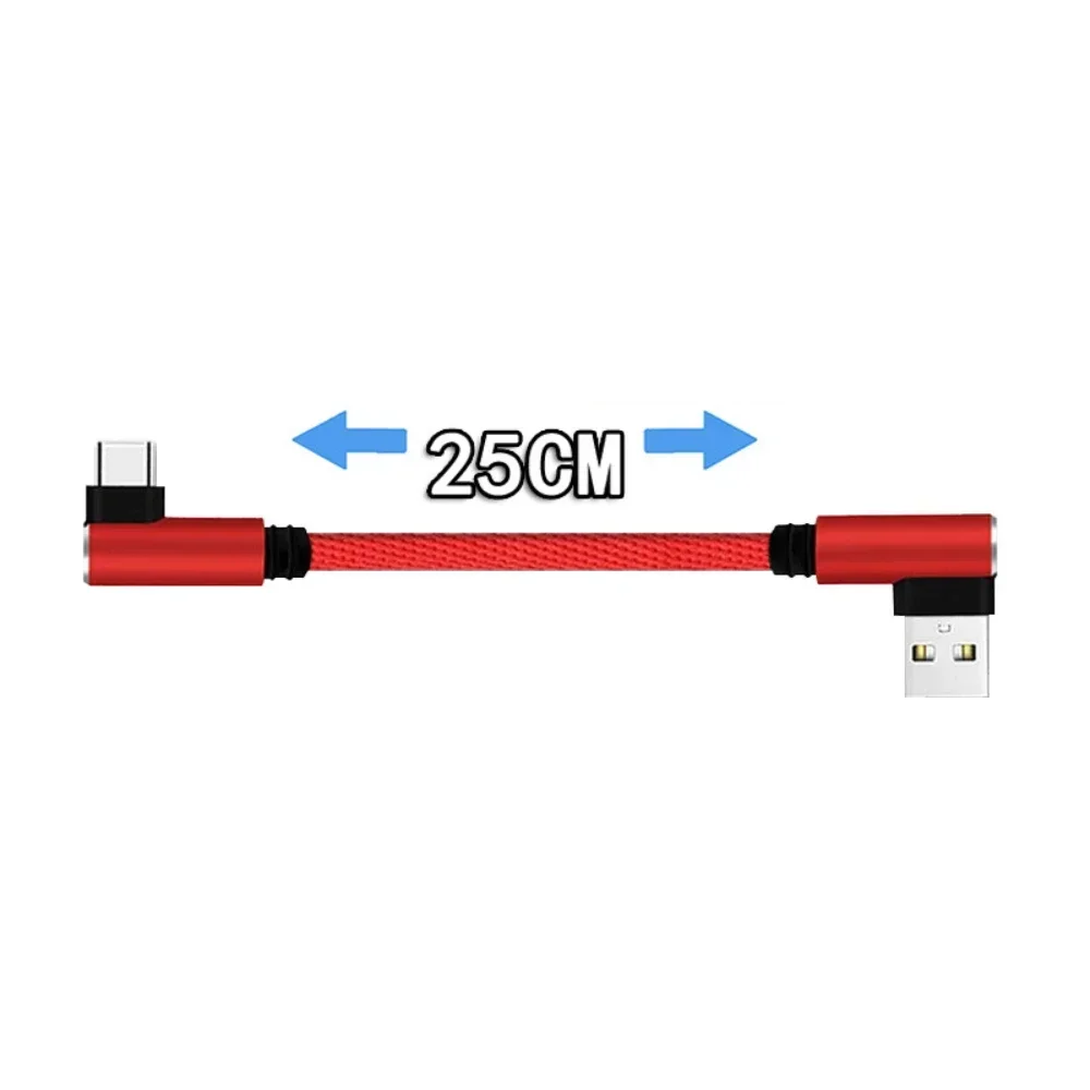 Fast Charging Double Elbow 90 Degree Multi-Connector Cable
