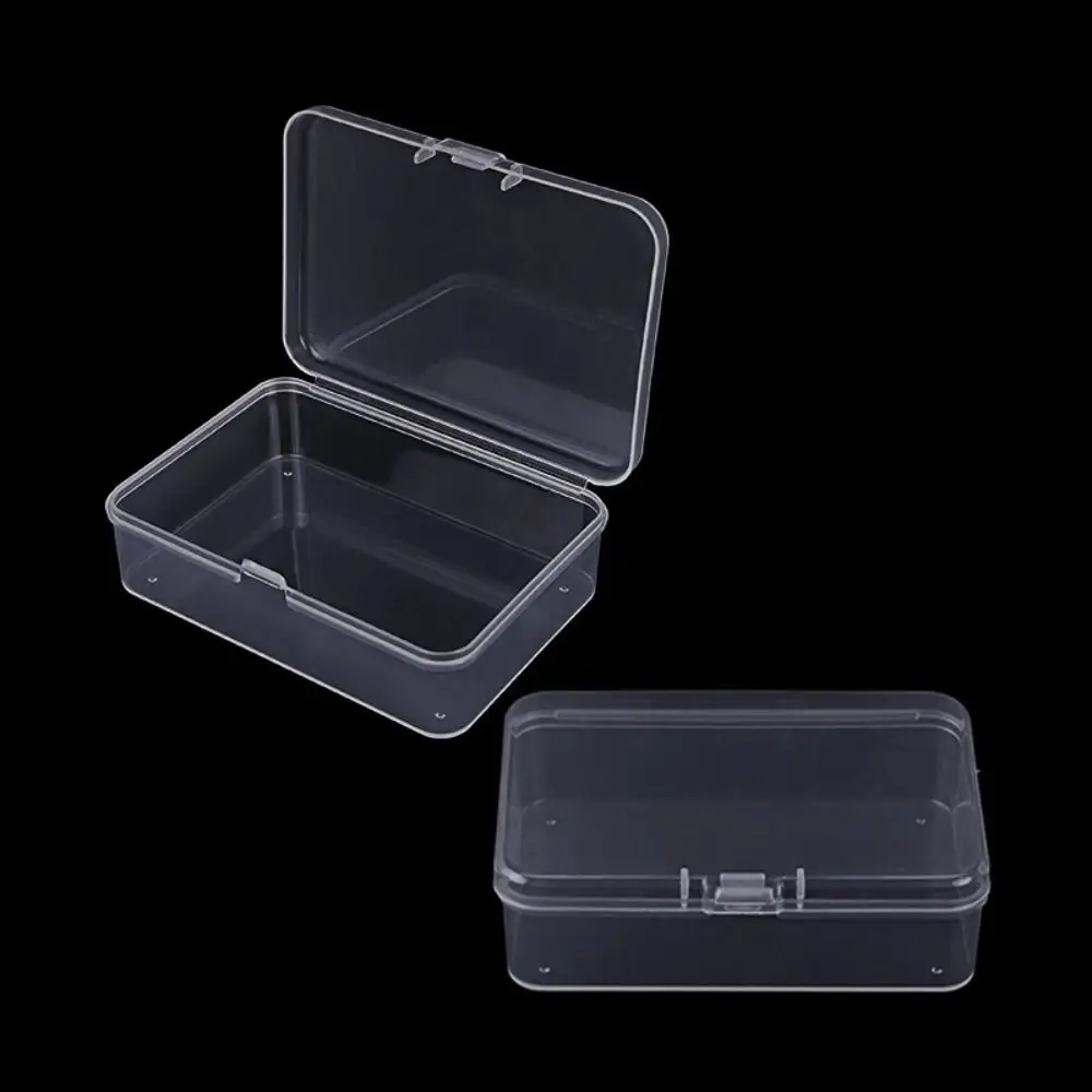 

Square Transparent Storage Box Waterproof Plastic Small Items Case Hot Sale Sundries Organizer Durable New Simple Packing Boxes