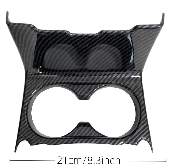 Für Mazda CX-5 CX5 2017-2023 Innenraum-Upgrade Mittelkonsole Getränkehalter Dekorplatte Abdeckung, modische Styling-Accessoires. – Detail 6