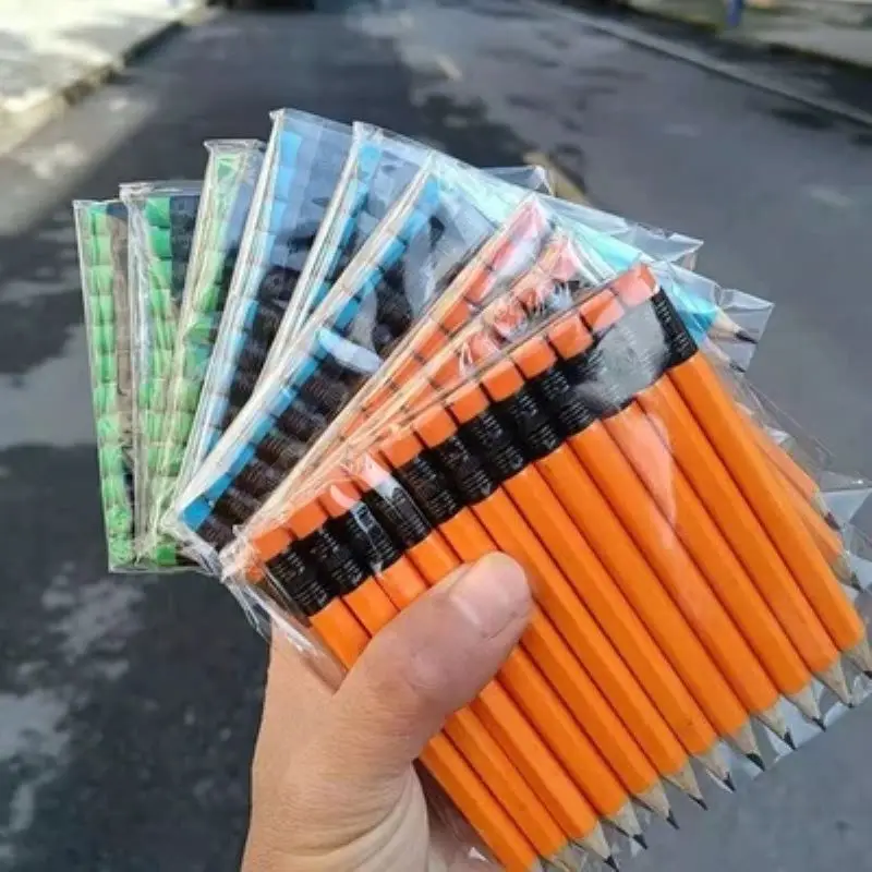 

Короткий карандаш длиной 10 см и 8,8 см, шестигранный и круглый стержень, 100 шт./партия