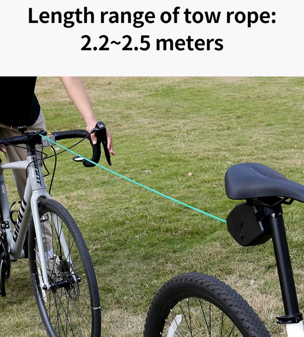 Description Picture 6 of itemBicycle Tow Rope Bungee Cord Strap for Parent-Child Bike Towing MTB Elastic Retractable Convenient Trailer Rope Bike Accessories
