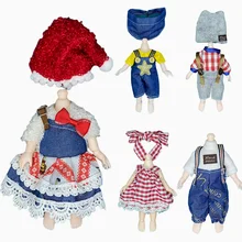 

Handmade BJD Clothes for 16cm OB11 Doll 1/12 DIY Movable Joints Figurine Princess Girl Baby Toys Accessories