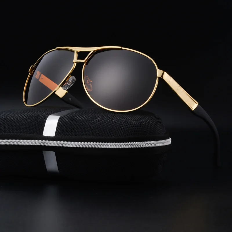 

Pilot Polarized Sunglasses For Men Classic Retro Car Driving Fishing Sports Sun Glasses Fashion Popular Male Eyewear Goggle 2023