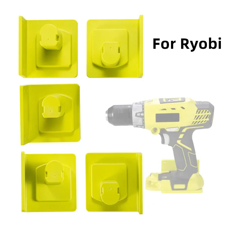 5pcs For Ryobi Holder 18v Battery Adapter Drill Mount Dock Case