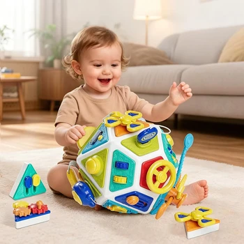 22-in-1 Busy Activity Cube 1