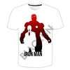 MARVEL  Iron Man T Shirt For Kids Hot Sale  3D Avengers Printed Short Sleeve Round Collar Cartoon Baby Boys Clothes Tshirt 3