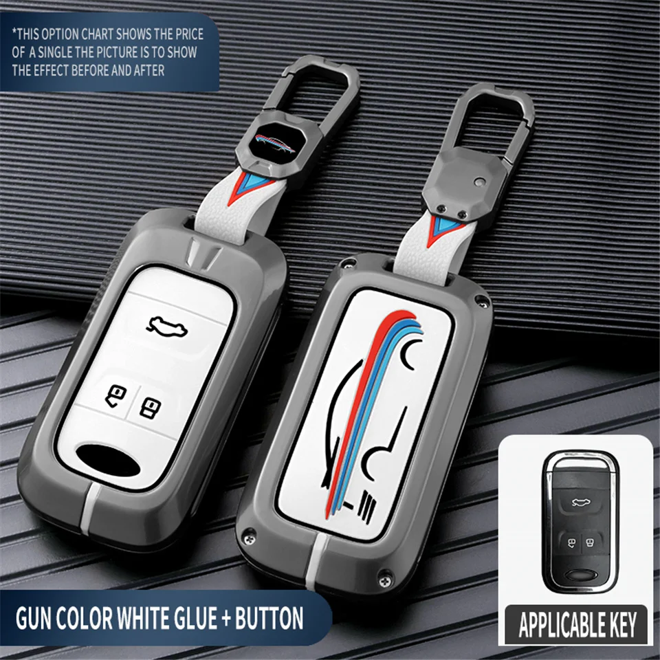 Cover per chiave/telecomando per Chery Tiggo 8 7 5X 2019 2020 Smart Keyless Remote Fob proteggi custodia portachiavi accessori per supporto auto-Styling - S1deeaa098baa46a6921a678ac92e1774F