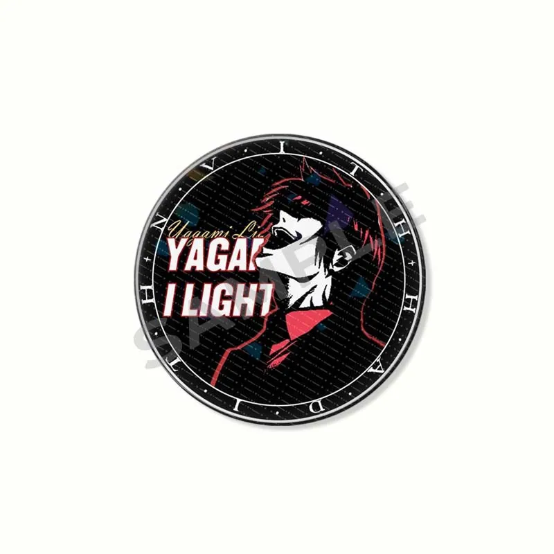 Anime Death Note Button Pin Tinplate L Yagami Light Ryuk Round Brooch Cosplay Cartoon Badge Backpack Clothes Accessories