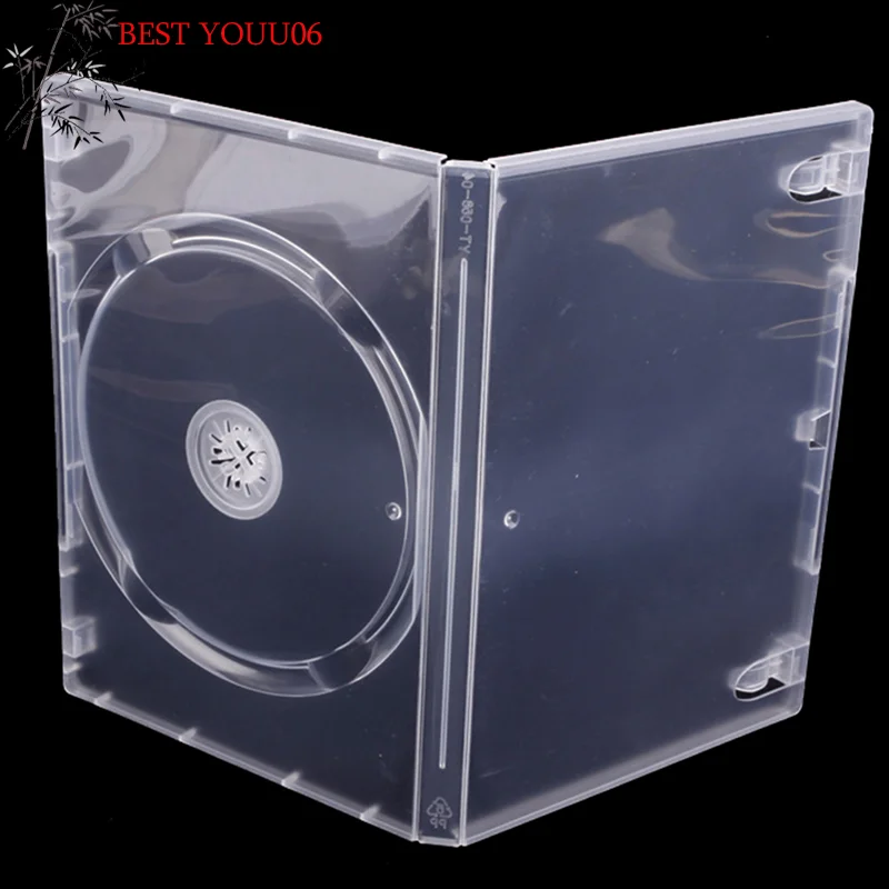 투명 바닥 CD 박스 빈 CD 케이스 PP 플라스틱 밀키 투명 CD 케이스 CD 케이스 용량 1디스크