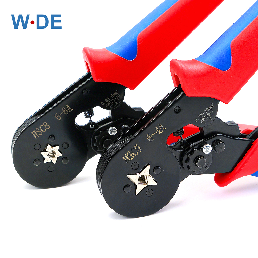 Terminals Hand Crimping Pliers 6-6 6-4 0.25-10mmÂ² 23-7AWG 0.25-6mmÂ² 23-10AWG Electrical Wire Ferrule Crimping Pliers Hand Tools