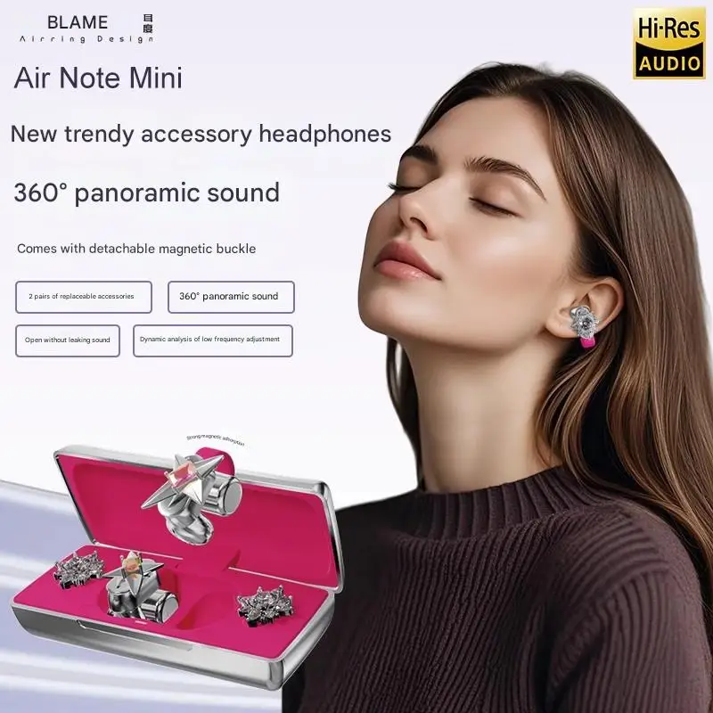 ERDU headphones Bluetooth 6.0 ear clip type wireless earrings