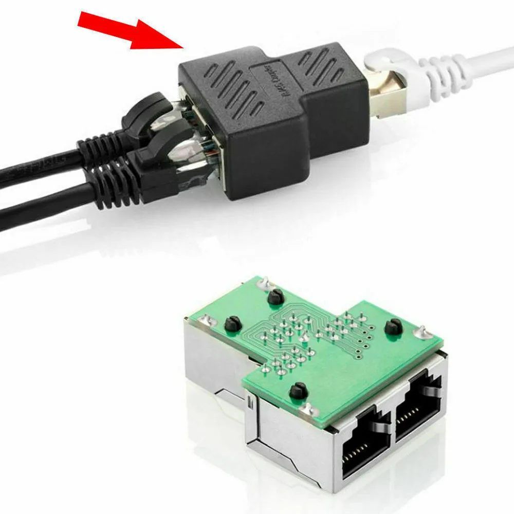 RJ45 Splitter Adapter 2-Pack 5