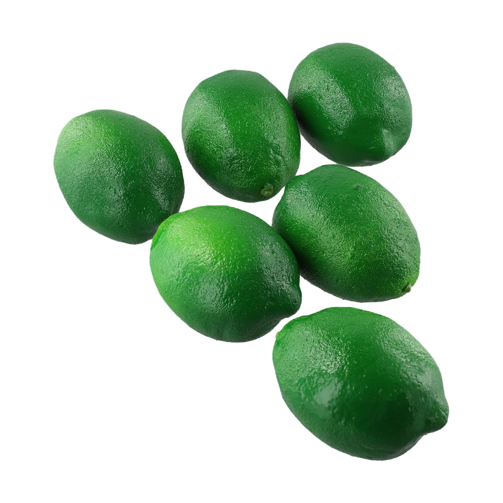 Lifelike Limes Lemon Artificial Plastic Fake Fruit Imitation 6Pcs Home Decors Home Kitchen Party Decoration Simulation Limes artificial fruits and vegetables