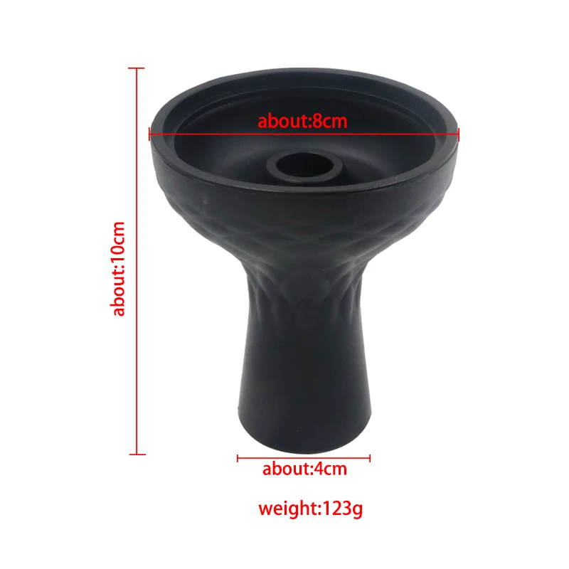 Hookah Accessories Hookah Holder SY Single Holes Black Silicone Tobacco Bowl Shisha Hookah Nargile Sheesha Narguile Chicha Holder Smoking Accessories Vattenpipa