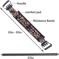 Adjustable Bench Press Bands Set Fitness Bar Push Up Resistance Band Chest Exercise Elastic Rope Arm Expander Home Gym Equipment - Image 4