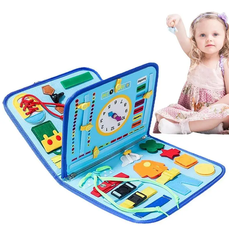 

Travel Busy Boards Quiet Books Sea Design Montessori Busy Boards Book Toy Preschool Activities Board Sensory Preschool Toys