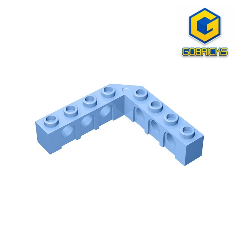 Gobricks Gds-991 Tecnico, Mattone 5X5 Ad Angolo Retto (1X4-1X4) Compatibile Con Lego 32555 28973 Fai Da Te Per Bambini