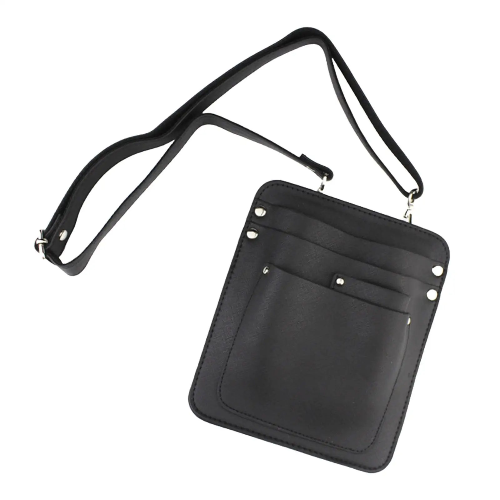 Florist Tool Bag Crossbody Bag Adjustable Shoulder Strap PU Leather Portable for Hairdressing Scissors Flower Shop Floral Shears