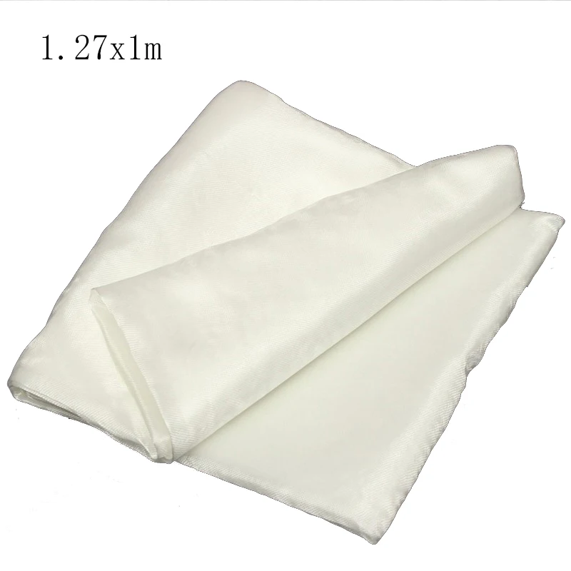 1 Piece of 1.27x1m Glass Fiber Woven Fiberglass Fabric Cloth Plain Weave, Reinforced Fabric Tool DIY Material - 4