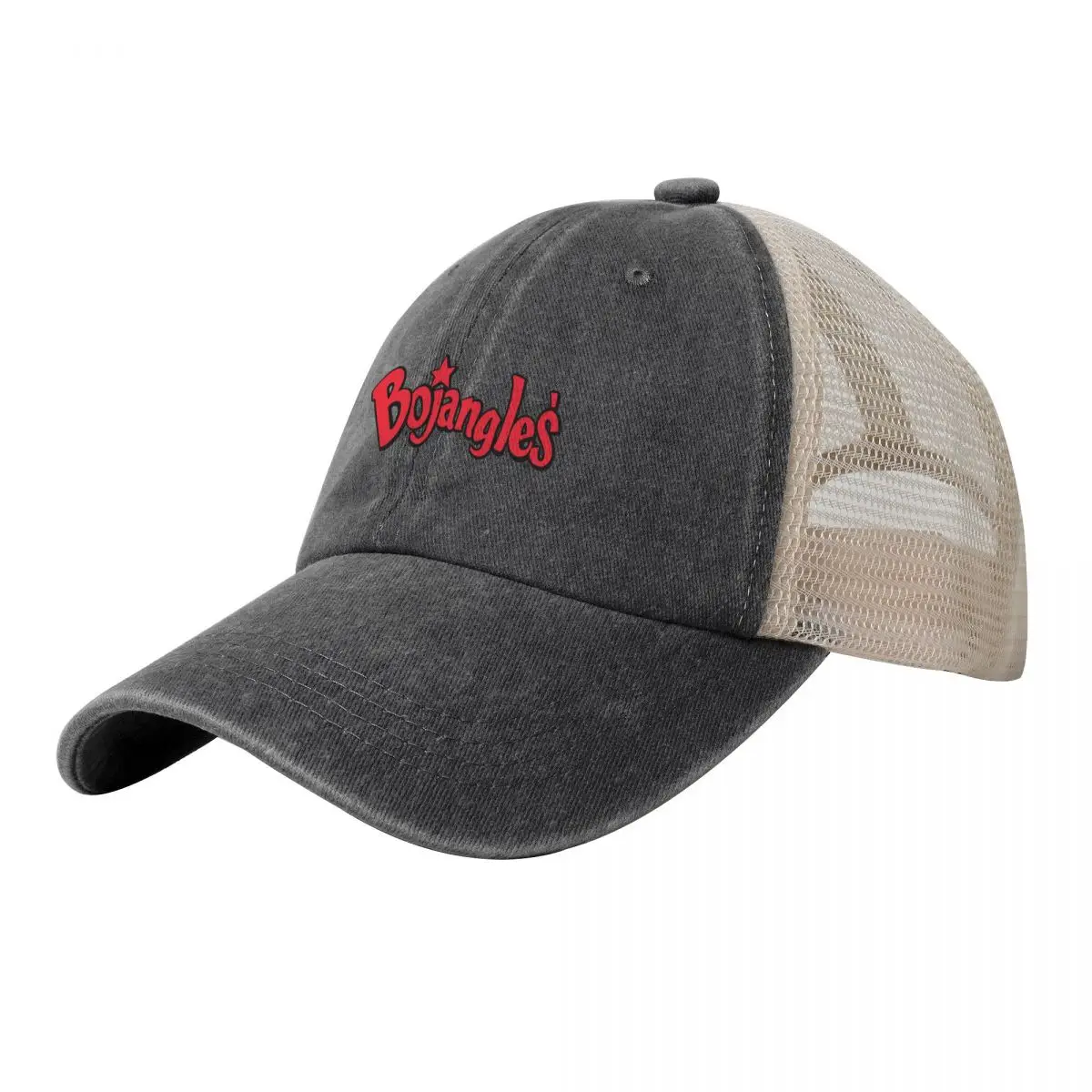 

Bojangles logo Cowboy Mesh Baseball Cap |-F-| derby hat foam party Hat Women's Beach Outlet 2024 Men's