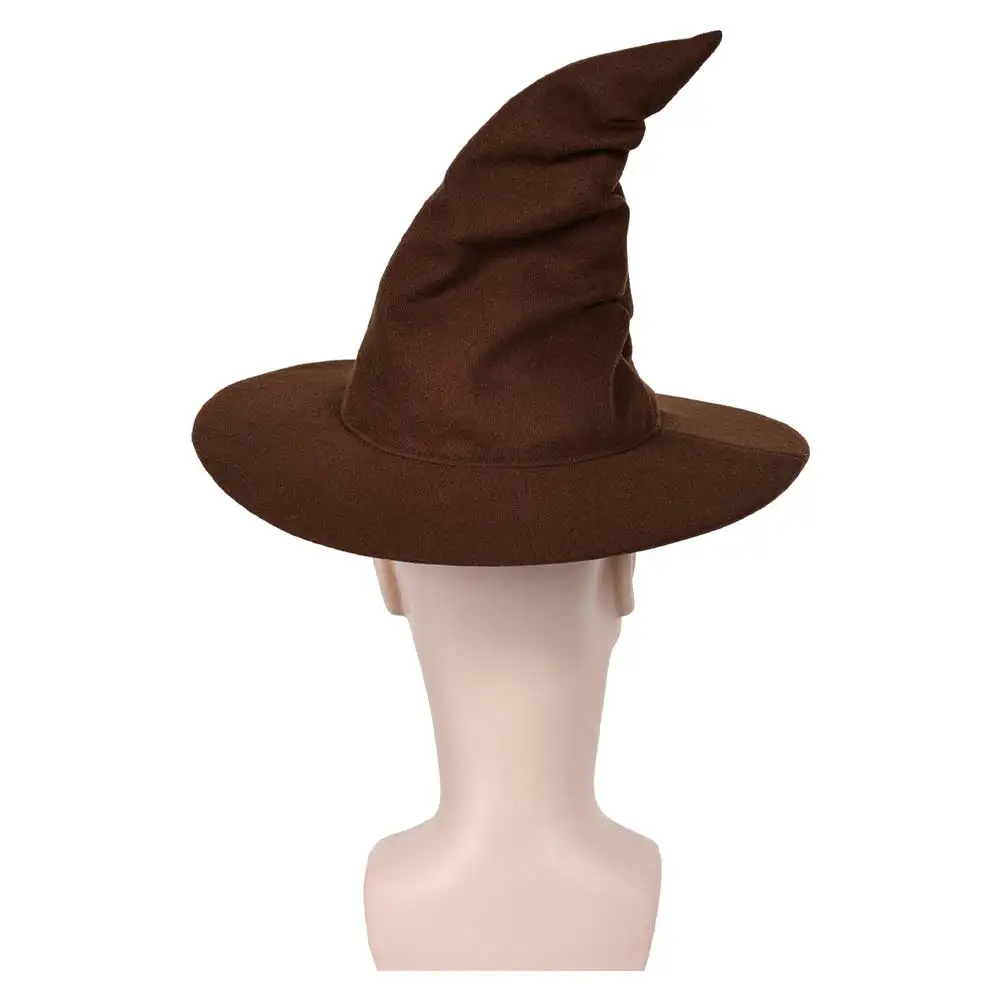 TOM BOMBADIL Cosplay Brown Pointed Wizard Hats Movie Lord Rings Costume Accessories Cap Men Halloween Carnival Role Play Props