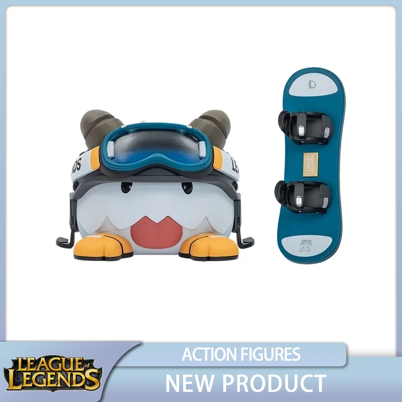 

League of Legends LOL Ice and Snow Players PORO Figure XL Game Anime Figure Collectible Doll Model Kid Toy Genuine