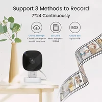 Mini caméra de sécurité 4K, étanche IP65, Vision nocturne polychrome, détection de mouvement, moniteur Wifi avec Audio bidirectionnel 2026 6