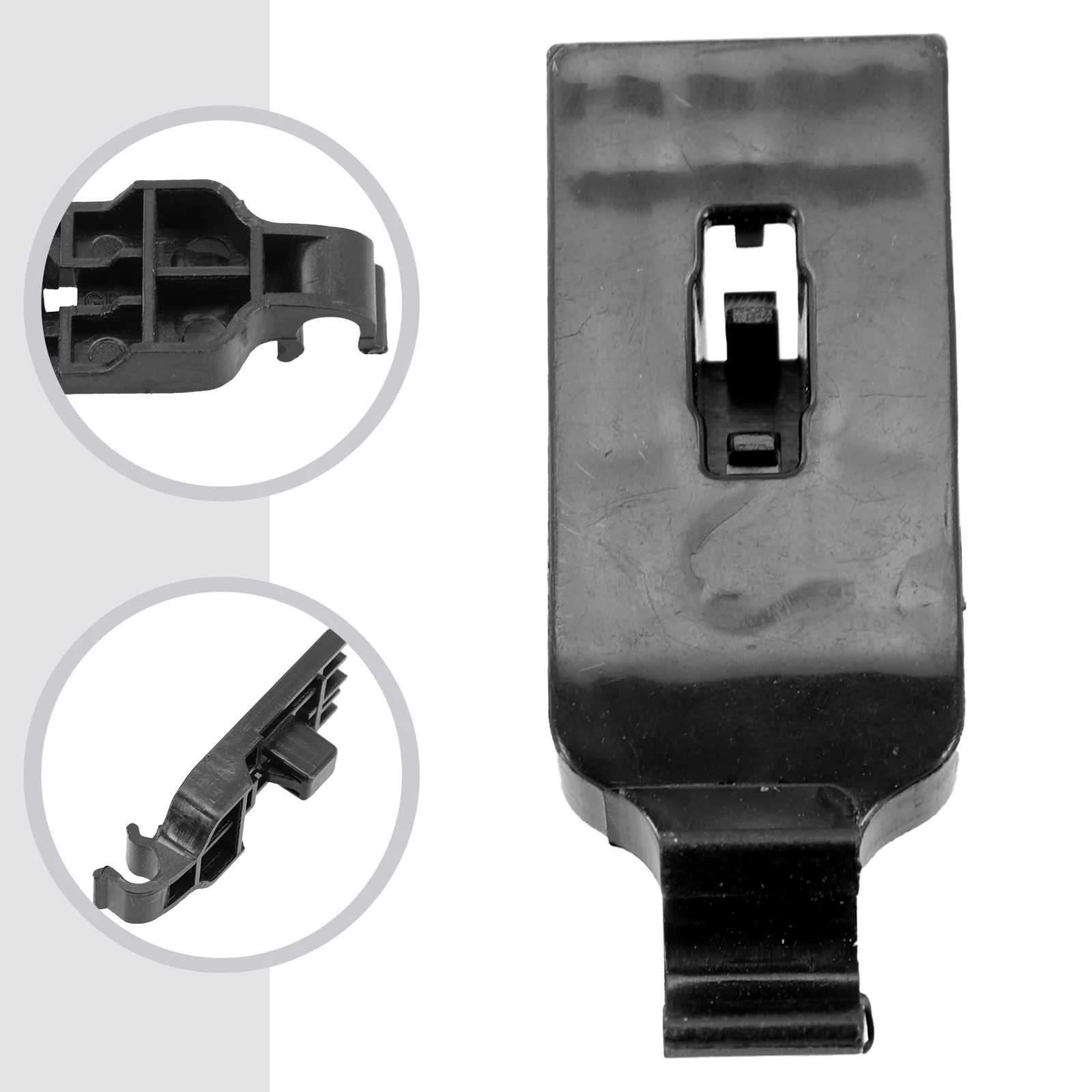 

1pcs Black Plastic Hood Plastic Prop Rod Clamp Clip For Toyota For Corolla 2014-2019 53452-02140 Car Exterior Accessories