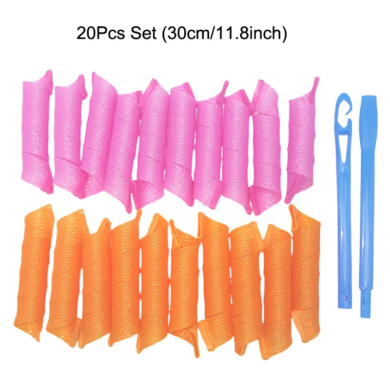 Hair Styling Tool Hair Curling Tools 20Pcs Portable Magic Hair Curler Wave Formers