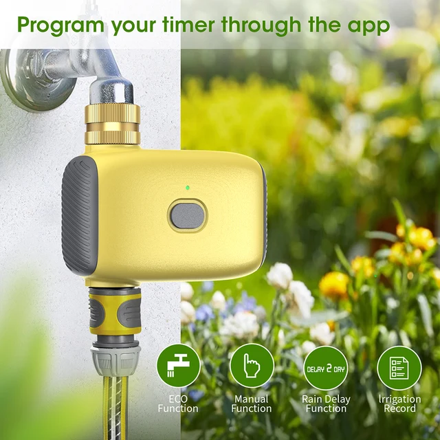 Tuya Smart BT Zigbee APP Control Watering Timer Automatic Drip Irrigation Controller Smart Water Valve Automatic Watering System 3