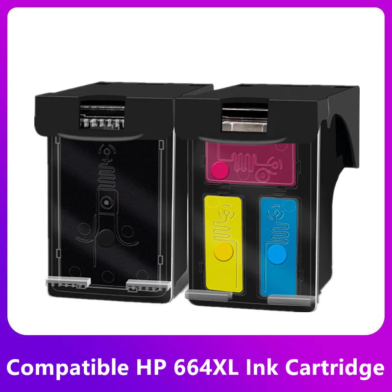 Cartucho de Tinta para Impressora hp 664xl Deskjet 1115 2135 3635 2138 3636 3638 4535 4536 4538 4675 4676 4678