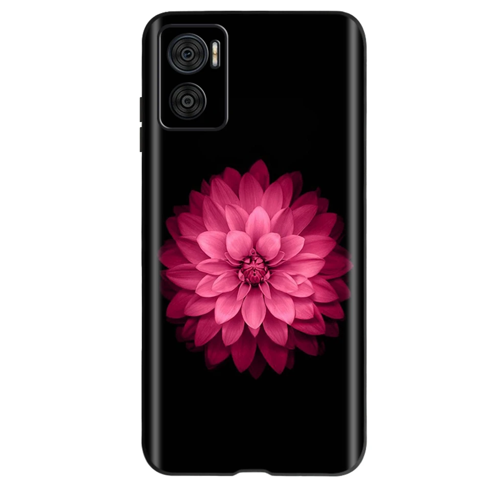 Elegant Flower Butterfly Soft Phone Case for Motorola Moto E Series