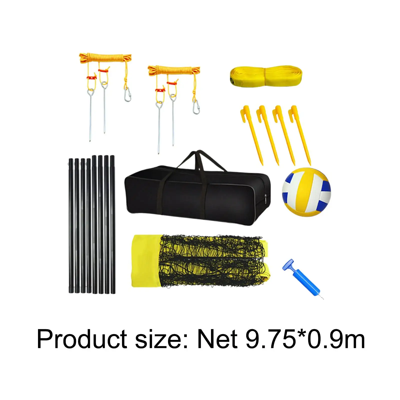 Tennisnetz Zum Aufstellen Outdoor Volleyballnetz Se Produktbild-Vorschau 9