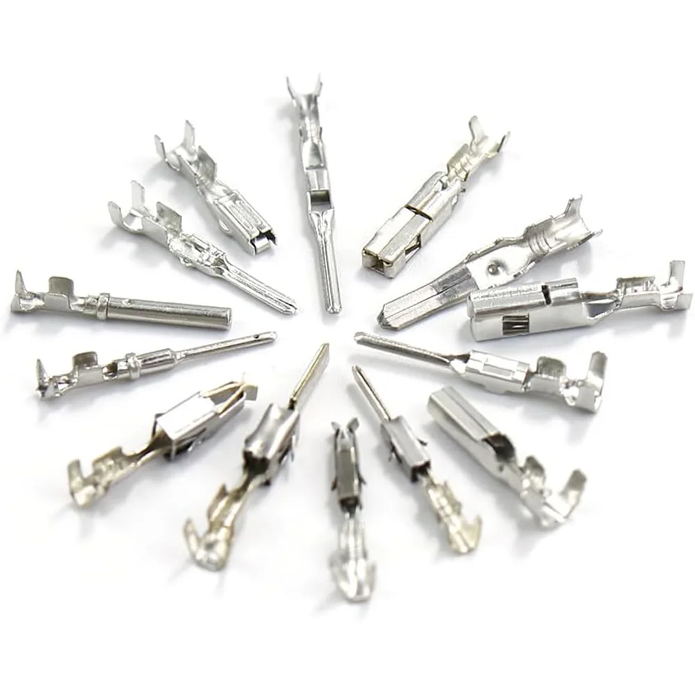 Automotive pin Connector 1/1.5/1.8/2.2/2.8/3.5mm Terminal Car Electrical Wire Removal Non-Insulated Plug Male Female Crimp Pins