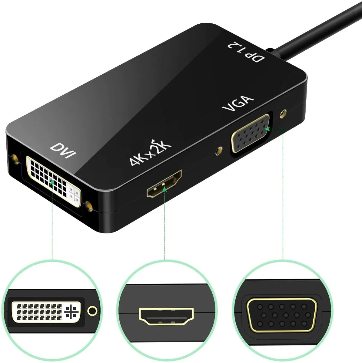 Thunderbolt 2 dock hub Mini Displayport-VGA HDMI-macbook Mac book pro ǥ  4K Dvi  ȯ