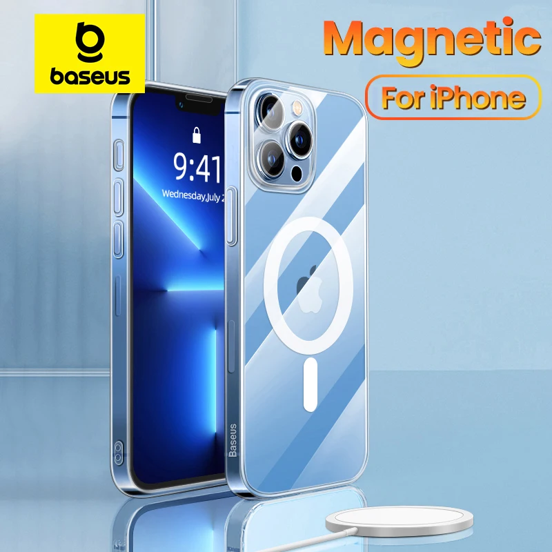 Kaufe Luxus-Beschichtung magnetische kabellose Lade-Telefonhülle für