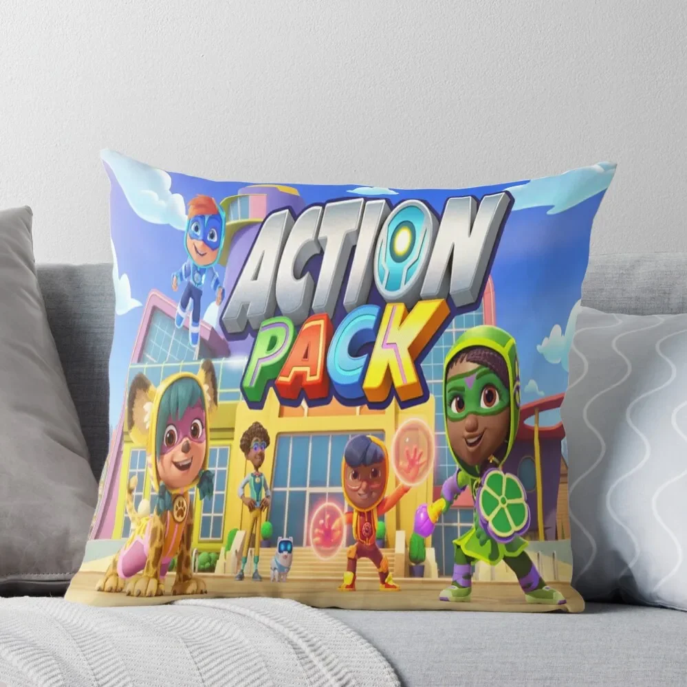 

Action Pack Gift For Fans action pack birthday Throw Pillow Cushion Cover Throw Pillow Pillow Case