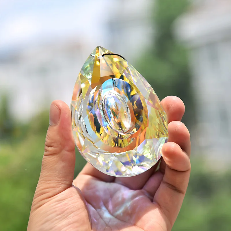 Hanging Chandelier Crystals Prisms for Window Suncatchers Chandelier Parts Rainbow Maker Pendants