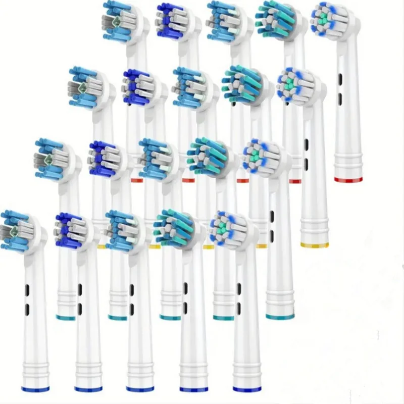 

20PCS Toothbrush Replacement Heads For Braun Oral B 3D Whiteing Precision Clean Floss Action Cross Action Gum Care Sensitive