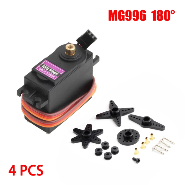 4PCS 13KG 15KG Servos Digital MG995 MG996R Servo All Metal Gear for JR ...