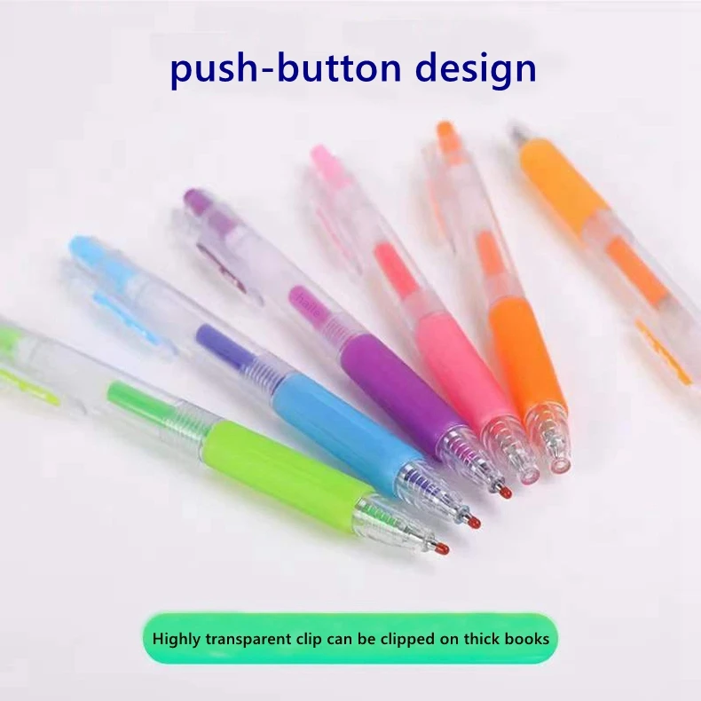Haile 12 Farben Versenkbare Saft Gel Stift 0,5mm Marker Stifte für Journaling Hand Konto Kritzeln Malerei Japanses Schreibwaren – Detail 5