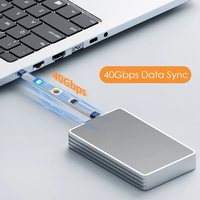 รูปสินค้า สายเชื่อมต่อ USB4 40Gbps สำหรับอุปกรณ์หลากหลาย
