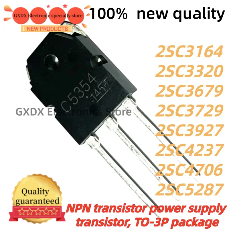 High-Performance TO-3P Transistor Set - 5 Pieces