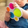 Baby Toys Exercise Board Rattle Puzzle Toy Colorful Intelligence Development Board Early Educational Toys For Baby 0-12 Months 1