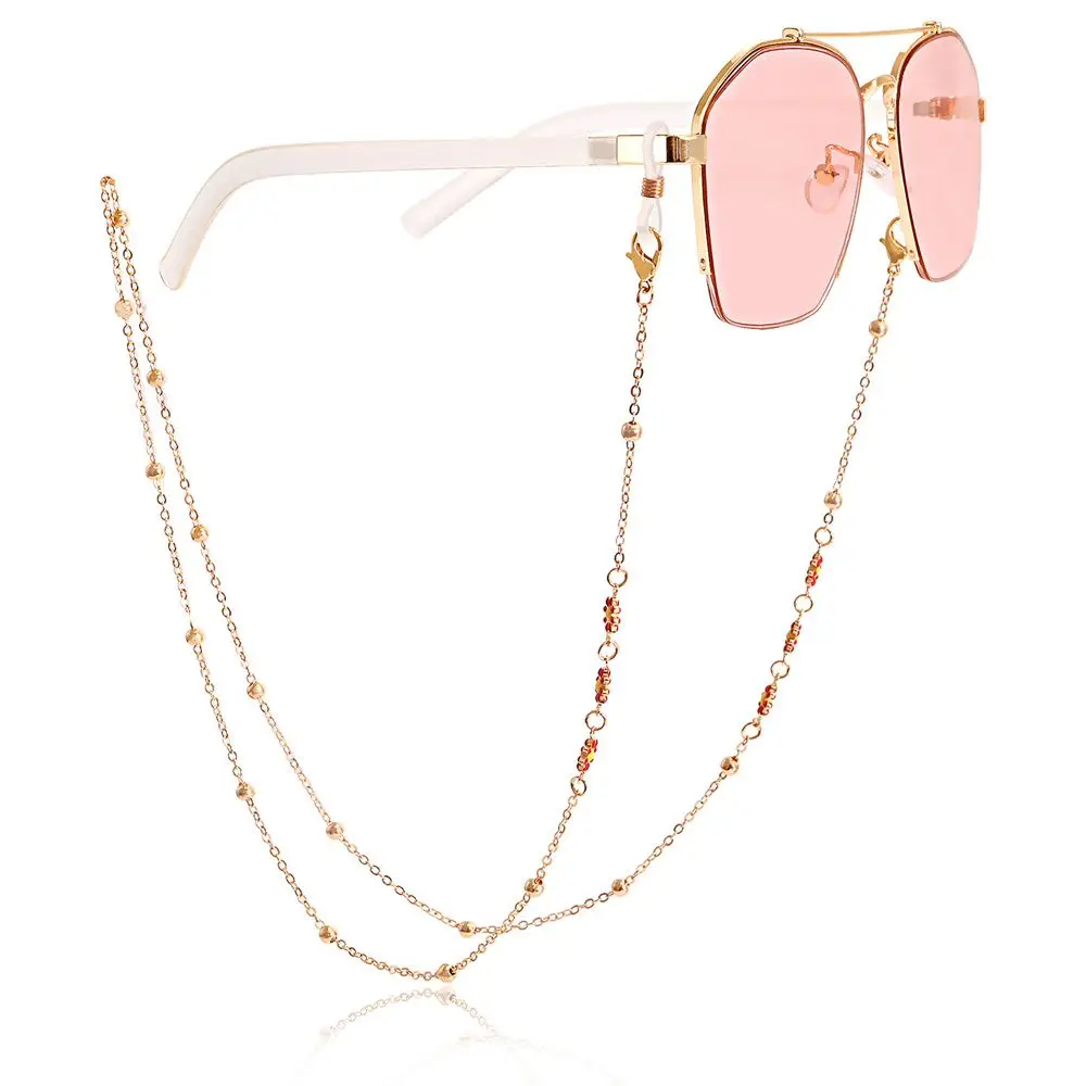 Daisy Rutschfestes Sonnenbrillenband, Lesebrille, Maskenband, Brillenband, Brillenketten, Sonnenbrillenhalter, Unisex – Detail 6