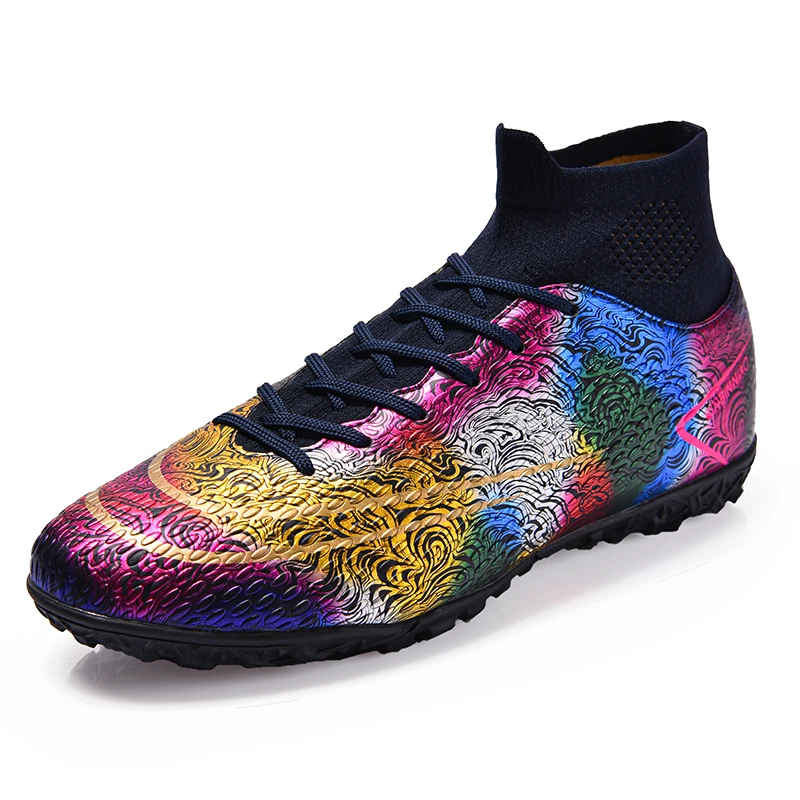 Colorful Profession Men Football Boots High-end New Ag/TF Men Soceer Shoes Outdoor Training Competition Footwears Cleats Sneaker