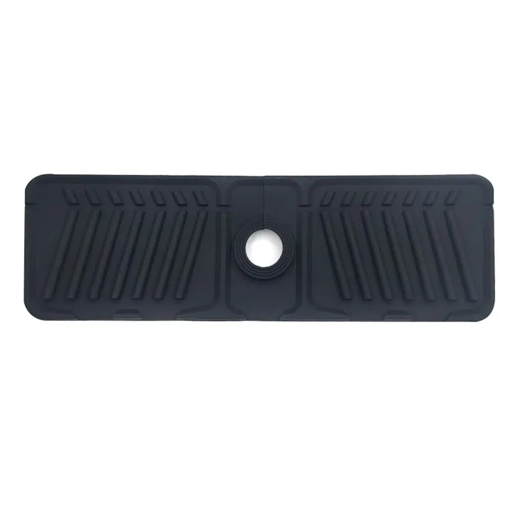 Tappetino Assorbente Per Rubinetto Da Cucino/bagno – 38x14 Cm, Asciugatura Rapida, Antigoccia, Antimacchia, Con Foro Per Rubinetto