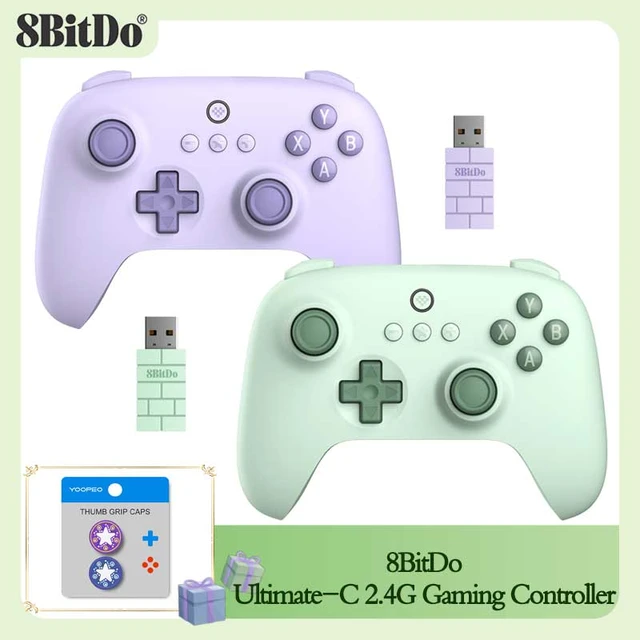  8Bitdo Ultimate C 2.4g Wireless Controller for Windows PC,  Android, Steam Deck & Raspberry Pi (Lilac Purple) : Video Games