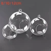 Clear Glass Bauble Balls Garden Home Glass Ball Plant Pots Wedding Container Decoration Flat Bottom Flower Party Succulent 1