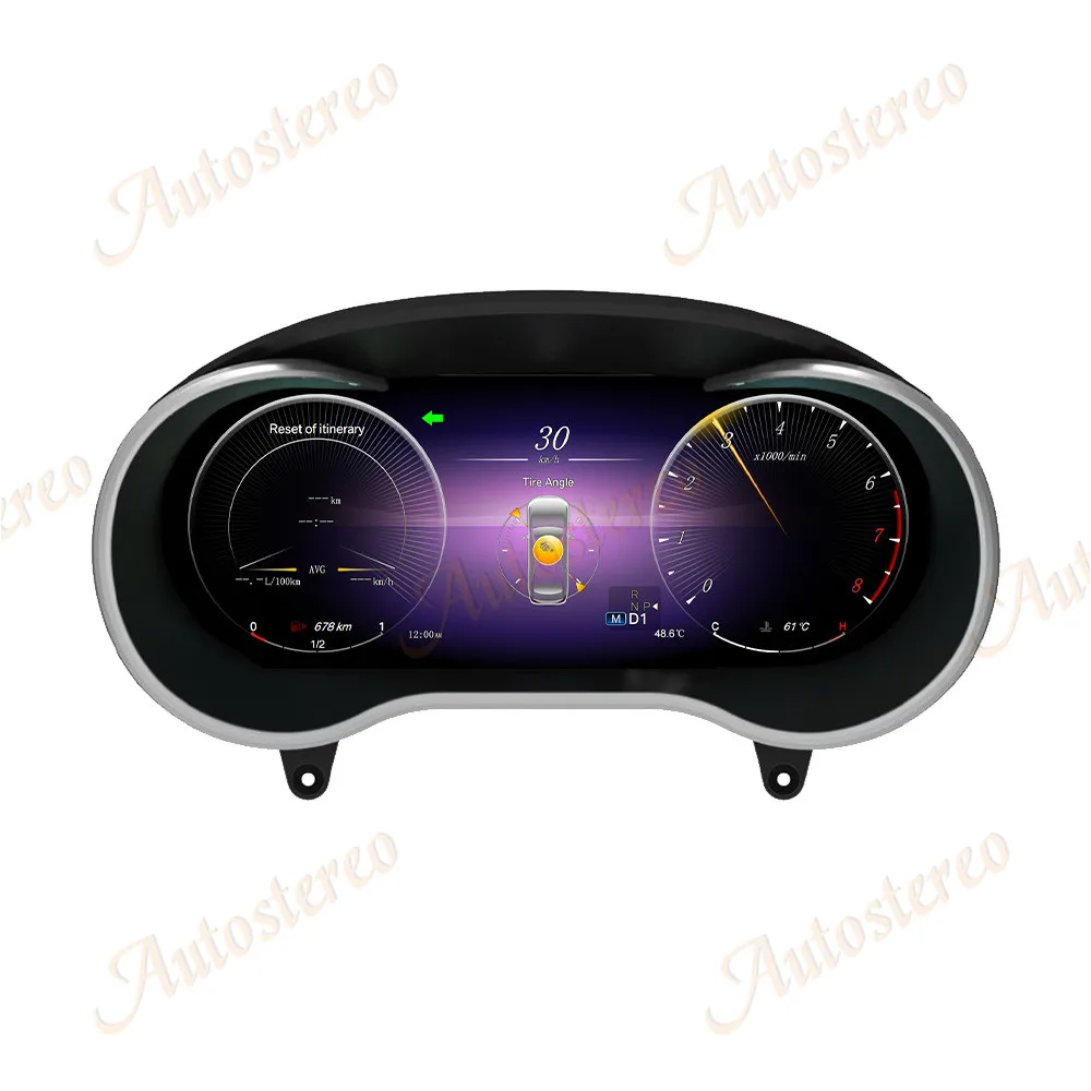 Car Digital Cluster Carplay Virtual Cockpit Screen For Mercedes Benz X Class W47